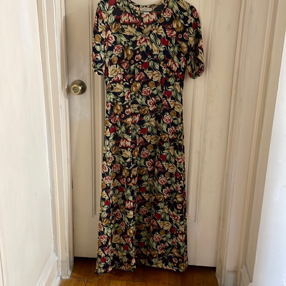 Vintage Ann Taylor floral maxi dress.